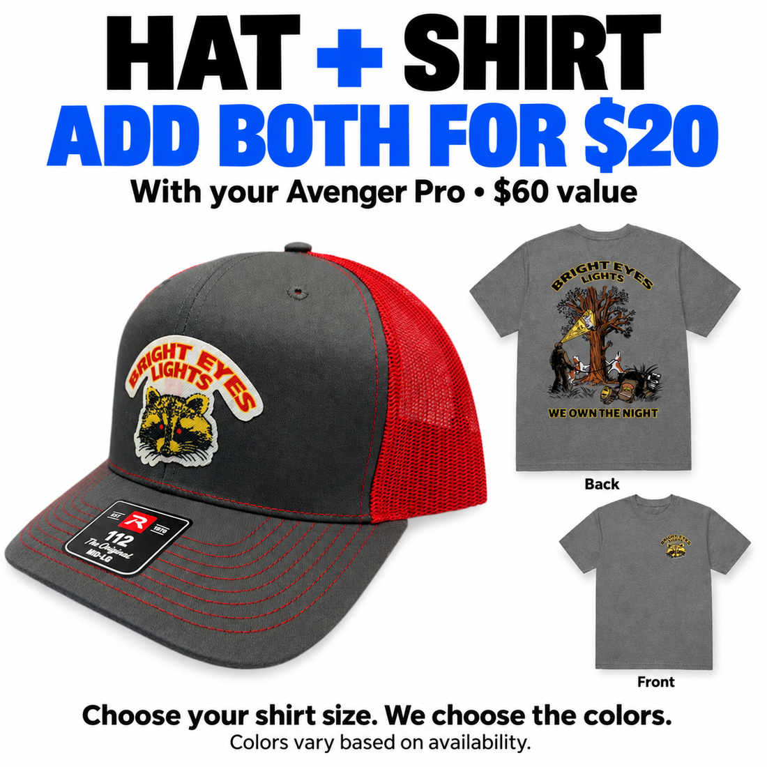 AVENGER PRO Hat & Shirt Bundle